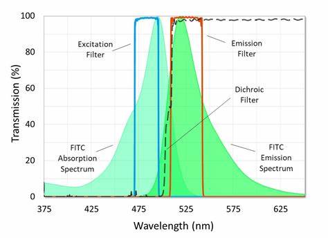 fitc的激发发射光谱图